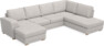 Friday - 3-sits soffa med schäslong vänster och divan höger - Grå