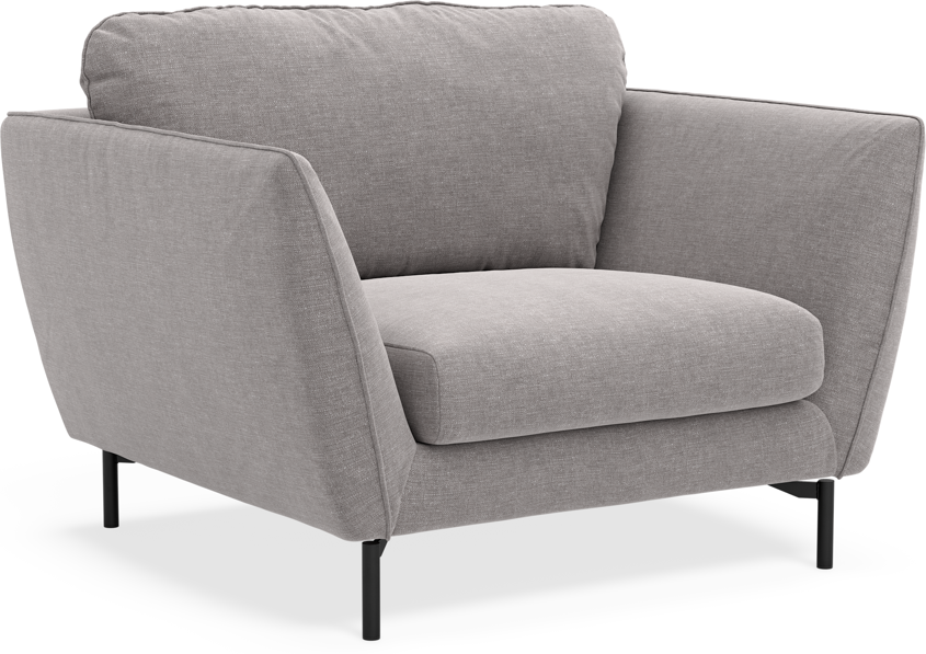 Madison Lux - Fåtölj, 70 cm - Grå