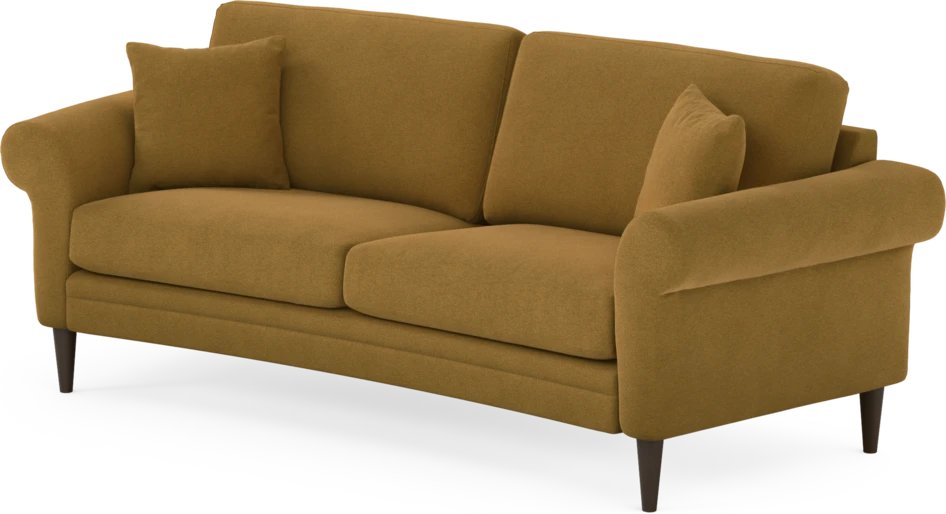 Eden - 2,5-sits soffa svängd - Gul
