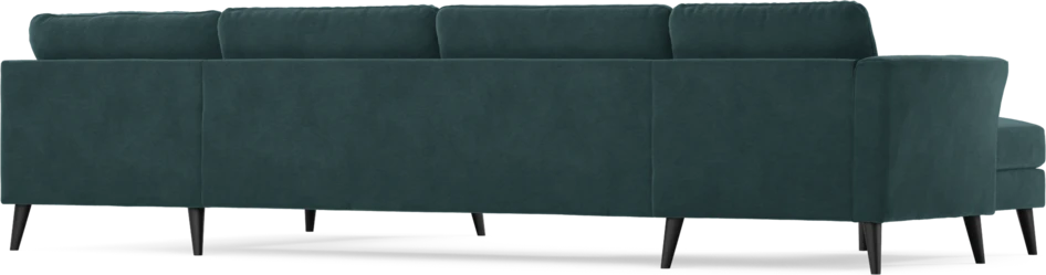 Bridge - 3-sits soffa med schäslong vänster och divan höger - Blå