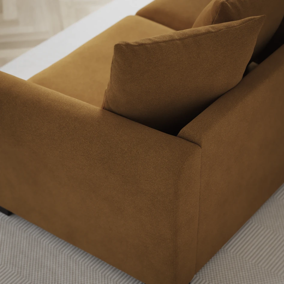 Town - 3-sits soffa - Gul