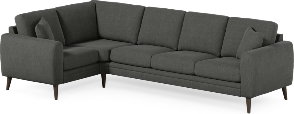 Eden - Hörnsoffa, 1+3-sits - Grå