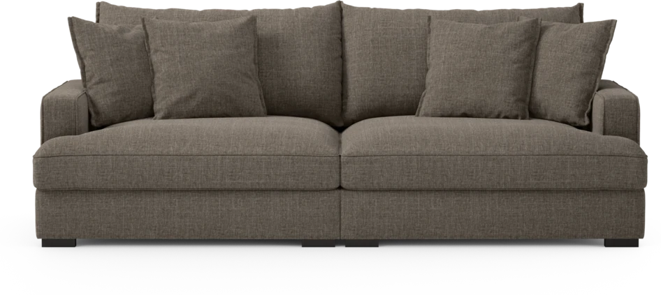 Rossi - 3-sits soffa - Brun