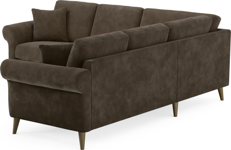 Eden - Hörnsoffa, 2+2-sits - Brun