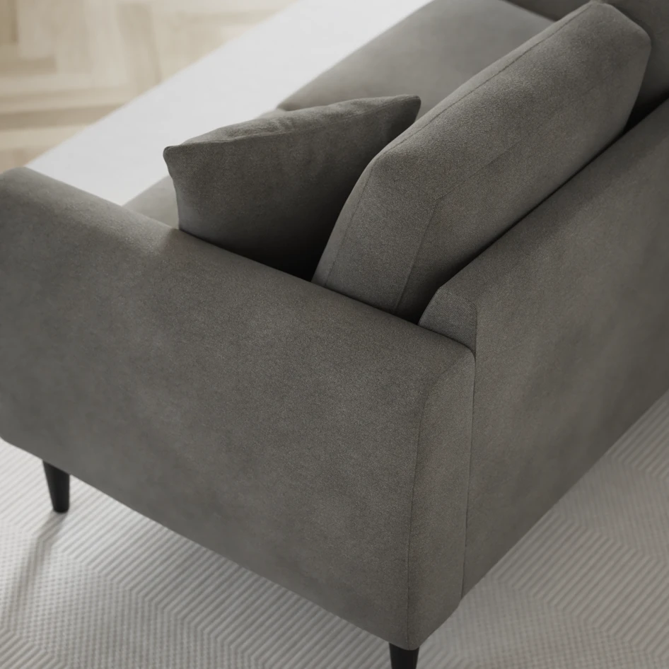 Eden - 2,5-sits soffa svängd - Grå