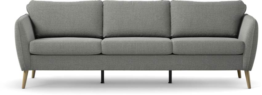 County - 3-sits soffa - Grå