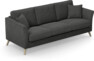 Eden - 3-sits soffa - Svart