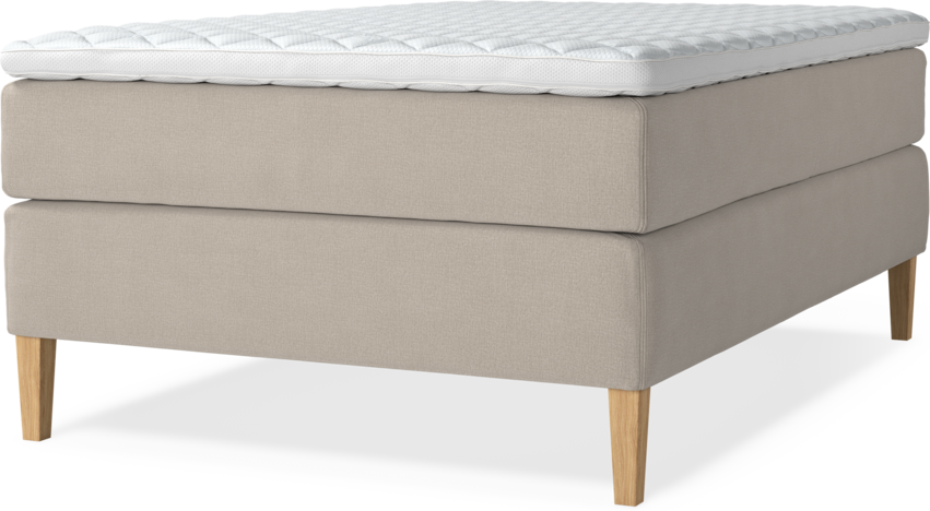Delux Exclusive - Kontinentalsäng, enkelsäng 140 cm med bäddmadrass