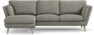 Madison Lux - 2-sits soffa med schäslong vänster - Vit