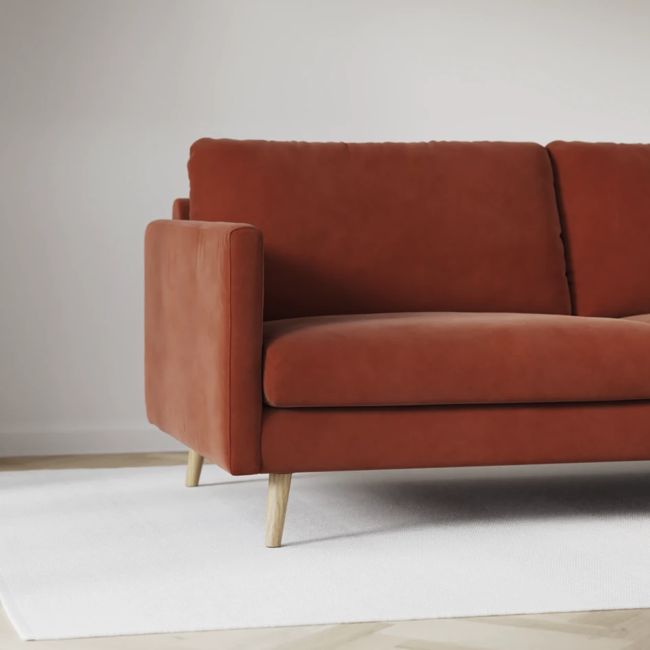 Madison Klädsel - Klädsel till 2-sits soffa - Röd