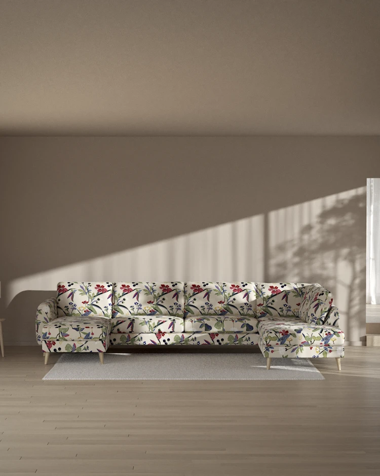 Bridge - 3-sits soffa med schäslong vänster och divan höger - inspiration