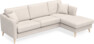 Eden - 2,5-sits soffa med schäslong - Beige