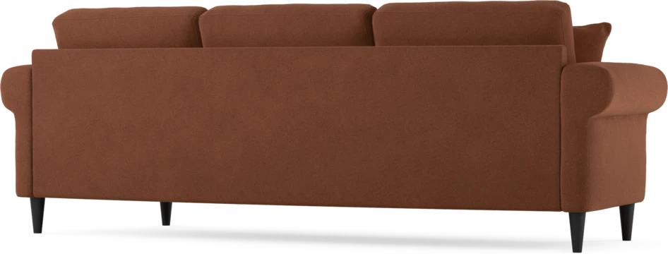 Eden - 3-sits soffa svängd - Orange