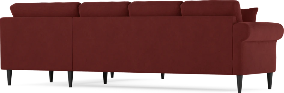 Eden - Hörnsoffa, 3+2-sits - Röd