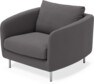 Madison Lux - Fåtölj, 70 cm - Grå