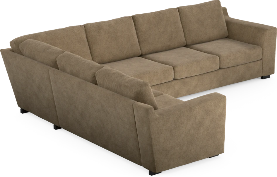 Friday - Hörnsoffa, 2+3-sits - Brun