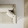 Eden - 3-sits soffa med schäslong - Beige