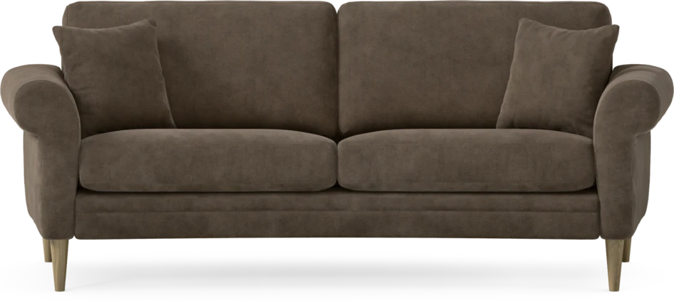 Eden - 2,5-sits soffa svängd - Brun