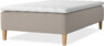 Delux Dream - Ramsäng, enkelsäng med bäddmadrass - Beige