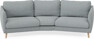 Madison - 3-sits soffa svängd, 90 cm - Turkos