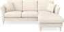 Eden - 2-sits soffa med schäslong - Beige