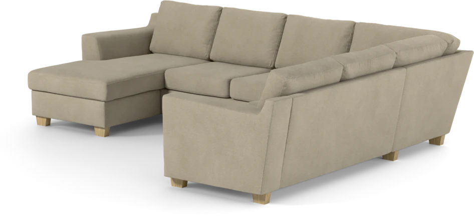 Friday - Hörnsoffa, 3+2-sits med schäslong vänster - Beige