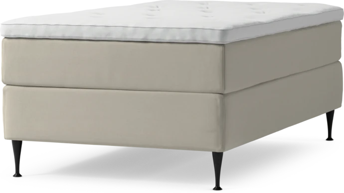 Delux Dream, Kontinentalsäng, enkelsäng 120 cm med bäddmadrass och sängben