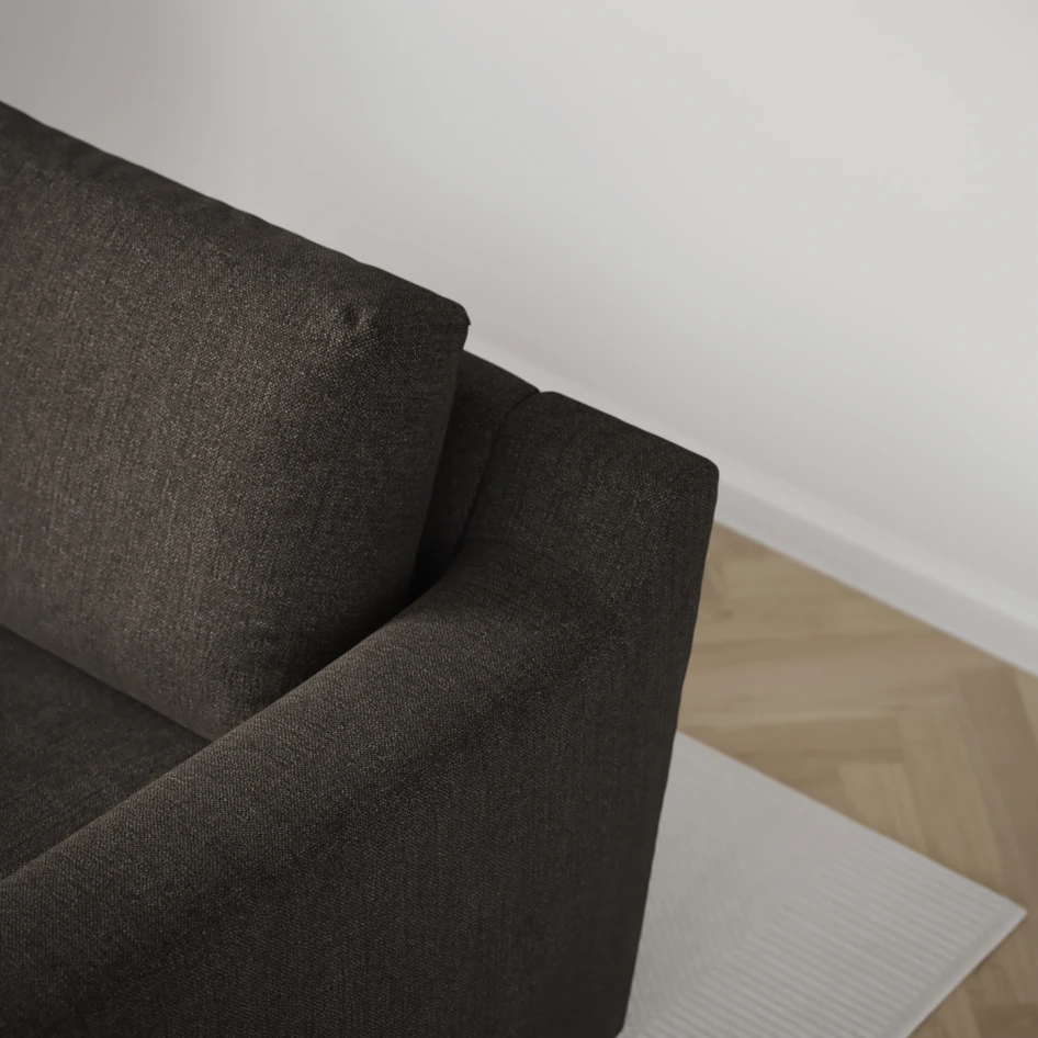 Friday - 3-sits soffa - Brun