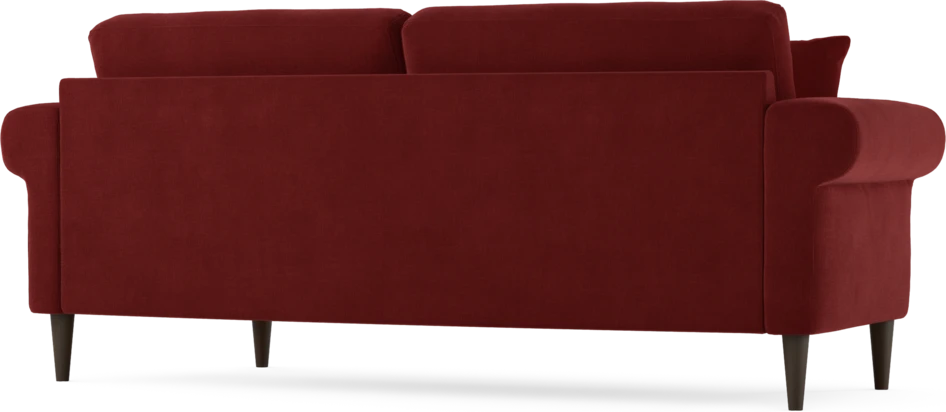 Eden - 2,5-sits soffa svängd - Röd