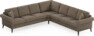 Eden - Hörnsoffa, 3+3-sits - Brun