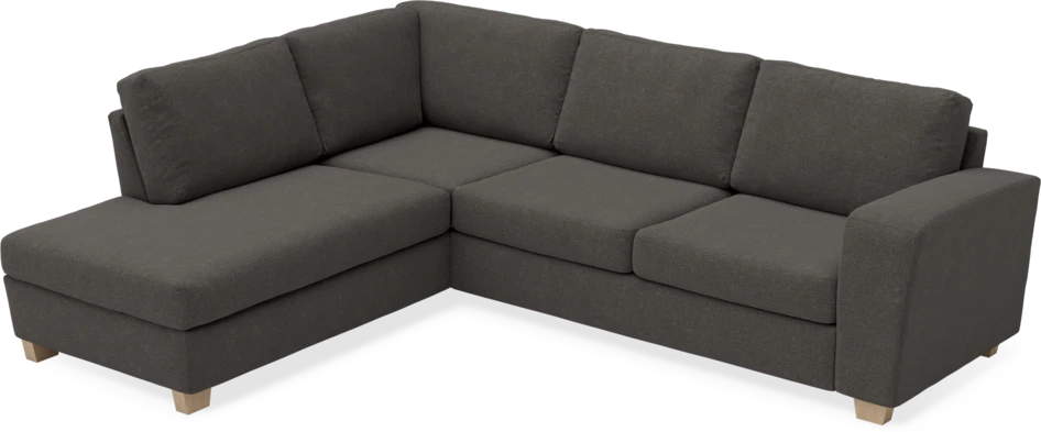 Friday - 2,5-sits soffa med divan vänster - Grå