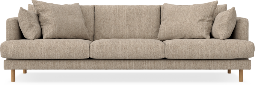 Harper - 4-sits soffa - Brun
