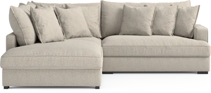 Rossi, 2-sits soffa med divan vänster