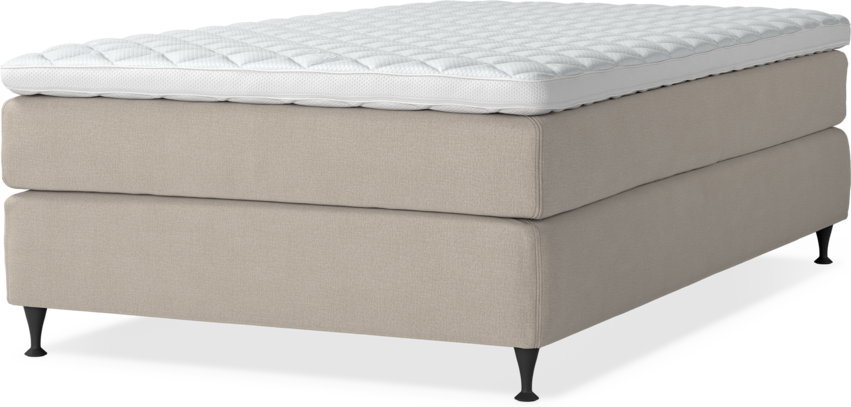 Delux Sense - Kontinentalsäng, enkelsäng 120 cm med bäddmadrass