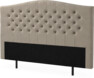 New York välvd - Sänggavel, 90-210 cm - Beige