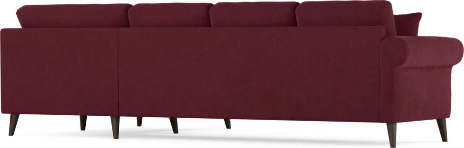 Eden - Hörnsoffa, 3+1-sits - Röd
