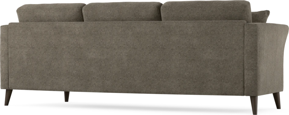 Eden - 3-sits soffa svängd - Brun
