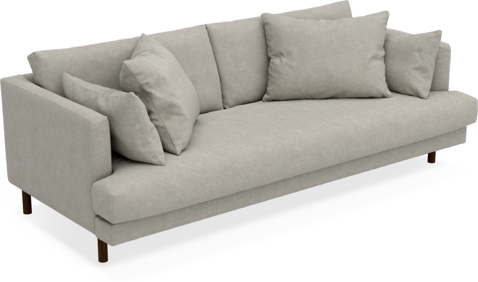 Harper - 3-sits soffa, hel dyna - Beige