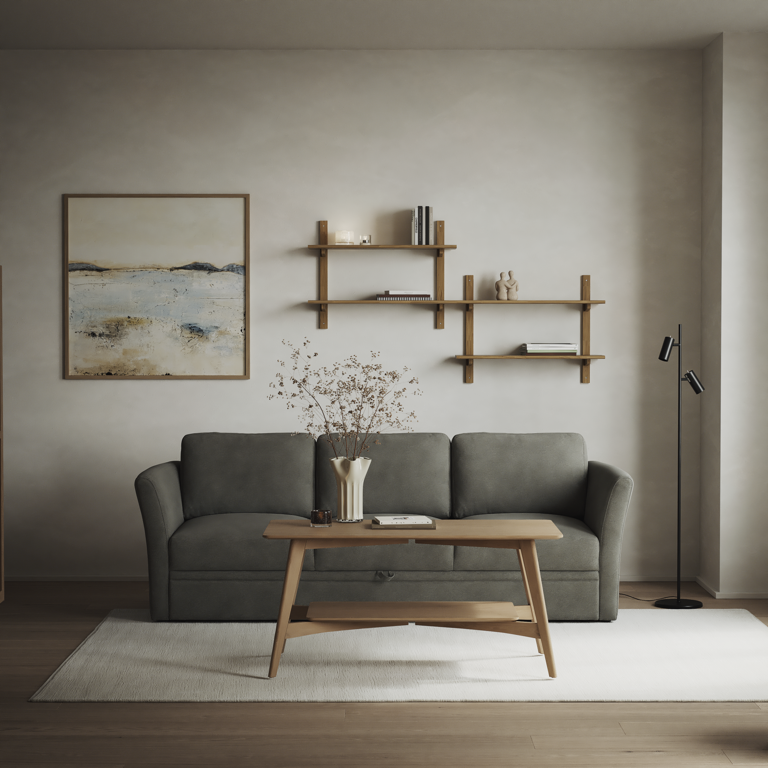 Öland - Bäddsoffa 3-sits, längsbäddad - inspiration
