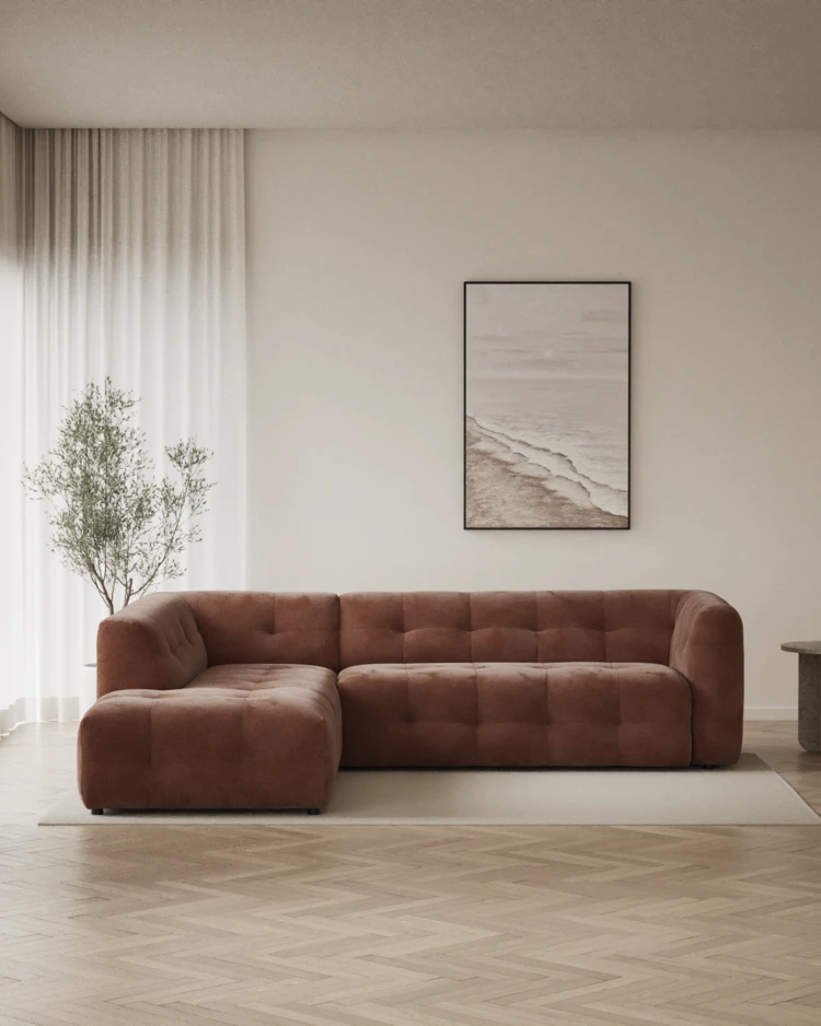Bella - 3-sits soffa med divan vänster - inspiration