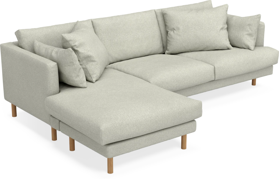 Harper - 4-sits med schäslong vänster - Beige