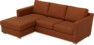 Friday - 3-sits soffa med schäslong vänster - Orange