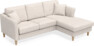 Eden - 2-sits soffa med schäslong - Beige