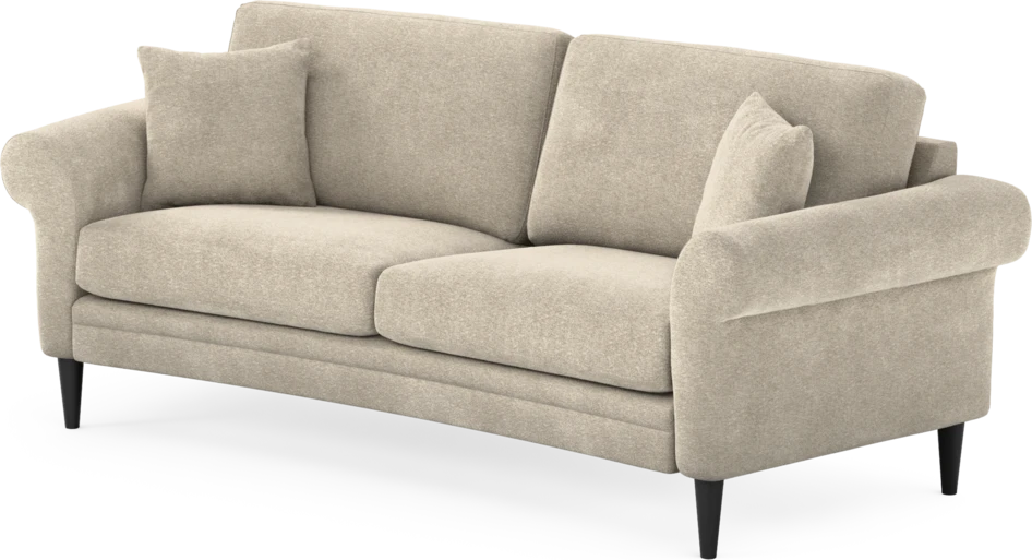 Eden - 2,5-sits soffa svängd - Beige
