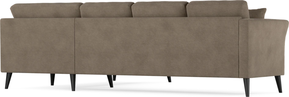 Eden - Hörnsoffa, 3+2-sits - Brun