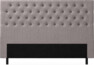 Delux Pikerad XL - Sänggavel, 90-210 cm - Grå
