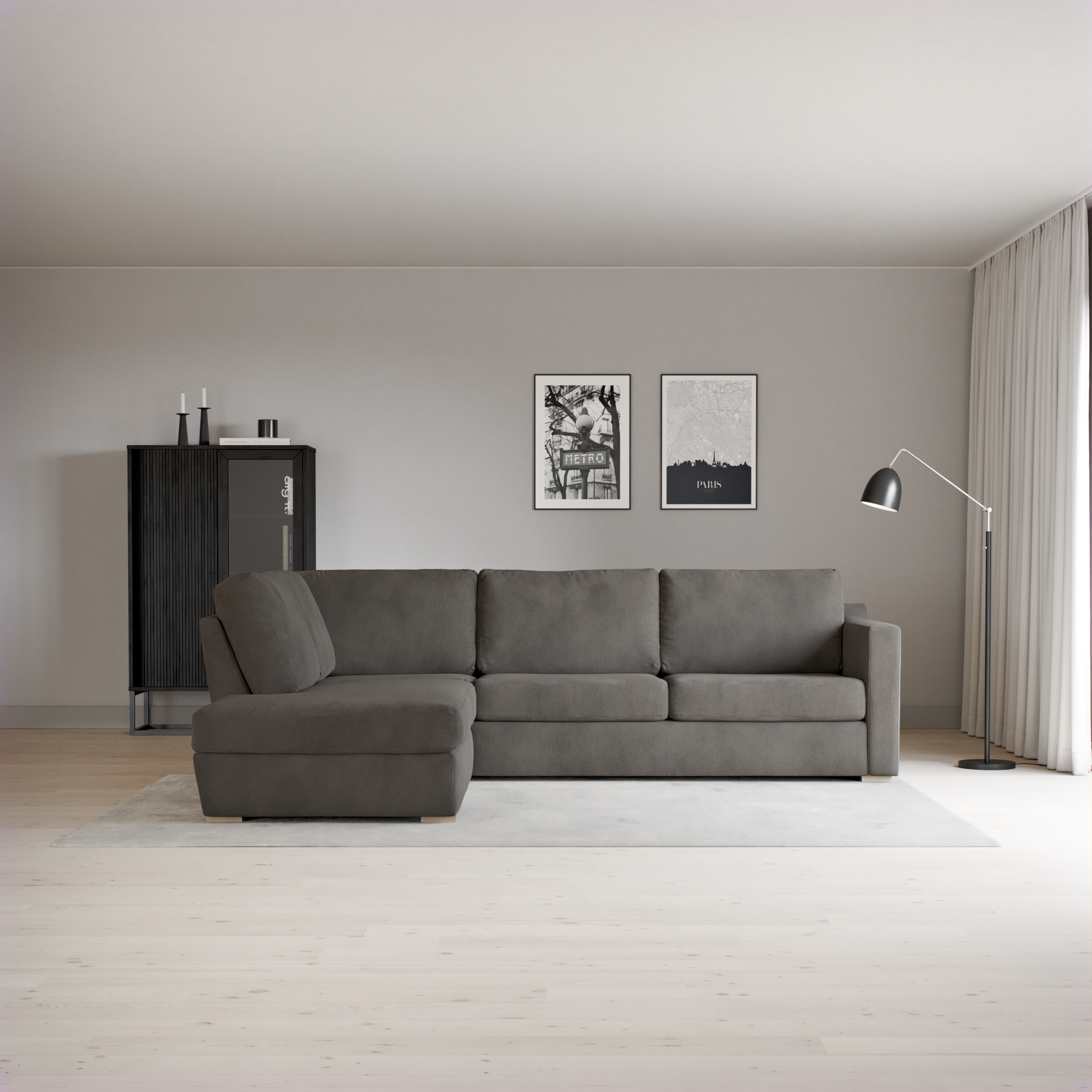 Friday - 2,5-sits soffa med divan vänster - inspiration