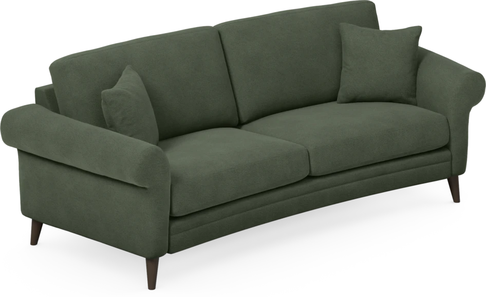 Eden - 2,5-sits soffa svängd - Grön