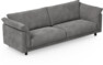 Cherrie - 4-sits soffa, fast klädsel - Grå