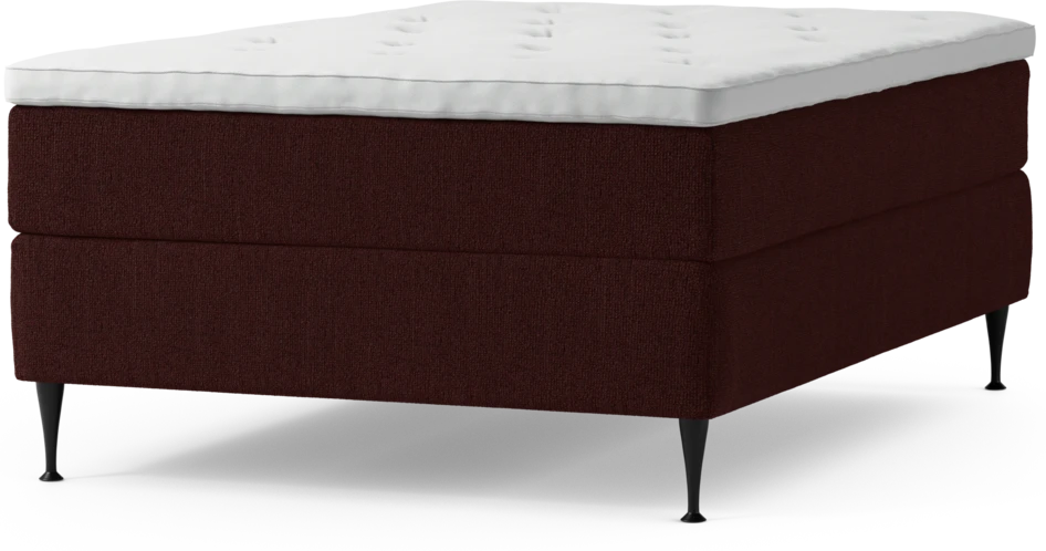 Delux Exclusive - Kontinentalsäng, enkelsäng 140 cm med bäddmadrass och sängben